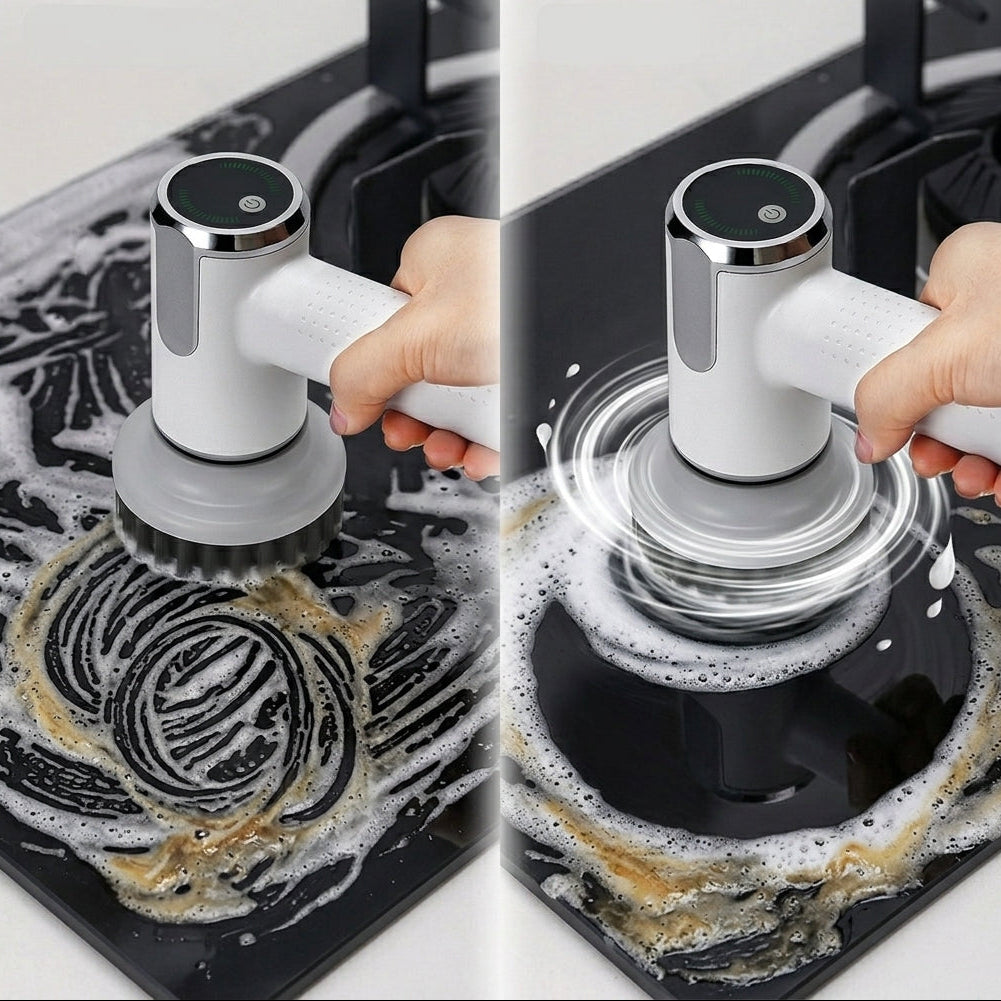 Multifunctional Smart Display Electric Cleaning Wireless Brush